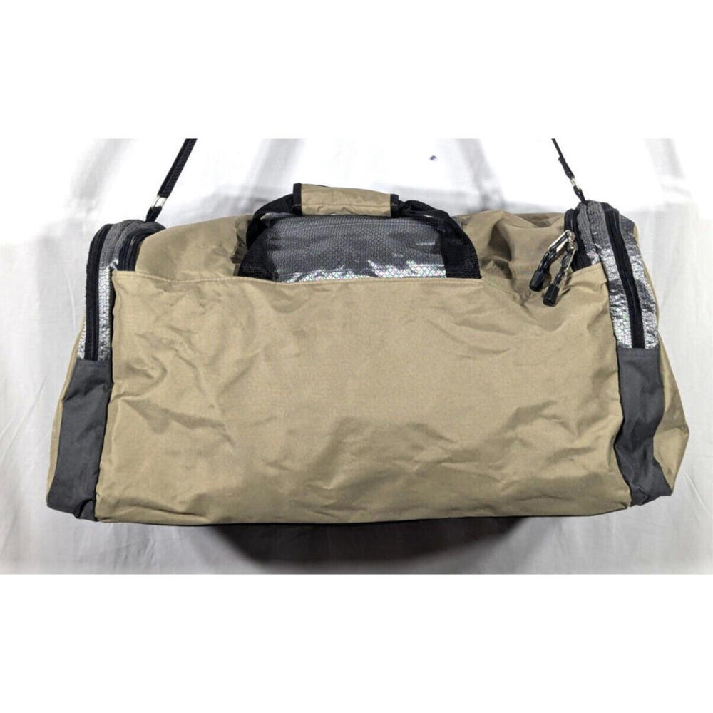 Duffel Bag Med-Large Size Overnight Travel Bag NEW Gym Sport Nylon Reflectors - Picture 3 of 9